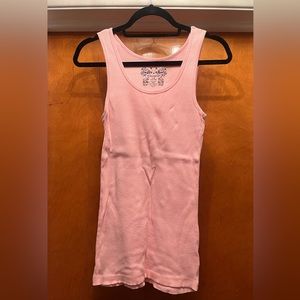 No Boundaries Ribbed Tank - Pink